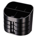 Double Supply Organizer, 11-compartments, 6 Drawers, Plastic, 6.5 X 4.75 X 5.75, Black