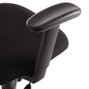 Swivel/tilt Mesh Task Chair With Adjustable Arms, Supports Up To 250 Lb, 17.72" To 22.24" Seat Height, Black