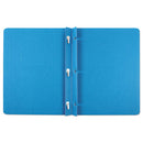 Title Panel And Border Front Report Cover, 3-prong Fastener, Panel And Border Cover, 0.5" Cap, 8.5 X 11, Light Blue, 25/box