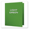 Twin-pocket Folders With 3 Fasteners, 0.5" Capacity, 11 X 8.5, Green, 25/box