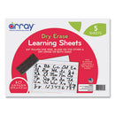 Gowrite! Dry Erase Learning Boards, 8.25 X 11, White Surface, 5/pack