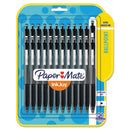 Inkjoy 300 Rt Ballpoint Pen, Refillable, Retractable, Medium 1 Mm, Black Ink, Black Barrel, 24/pack