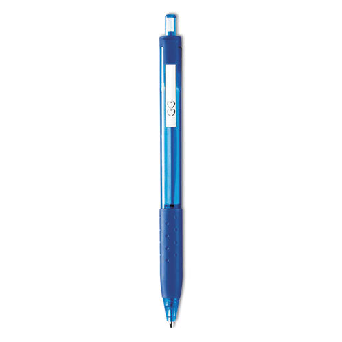 Inkjoy 300 Rt Ballpoint Pen, Retractable, Medium 1 Mm, Blue Ink, Blue Barrel, Dozen