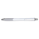 Inkjoy 700 Rt Ballpoint Pen, Retractable, Medium 1 Mm, Black Ink, White Barrel, Dozen