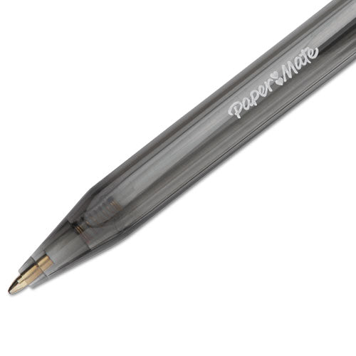 Inkjoy 100 Rt Ballpoint Pen, Retractable, Medium 1 Mm, Black Ink, Black Barrel, 20/pack