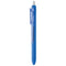 Inkjoy Gel Pen, Retractable, Micro 0.5 Mm, Blue Ink, Blue Barrel, Dozen