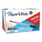 Inkjoy 50st Ballpoint Pen, Stick, Medium 1 Mm, Black Ink, White/black Barrel, 60/pack