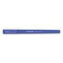 Write Bros. Ballpoint Pen, Stick, Bold 1.2 Mm, Blue Ink, Blue Barrel, Dozen