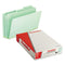 Pressboard Expanding File Folders, 1/3-cut Tabs: Assorted, Legal Size, 1" Expansion, Green, 25/box