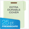 Heavy-duty Pressboard Folders With Embossed Fasteners, 1/3-cut Tabs, 2" Expansion, 2 Fasteners, Letter Size, Green, 25/box