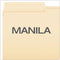 Manila File Folders, 1/2-cut Tabs: Assorted, Letter Size, 0.75" Expansion, Manila, 100/box