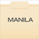 Manila File Folders, 1/3-cut Tabs: Center Position, Letter Size, 0.75" Expansion, Manila, 100/box