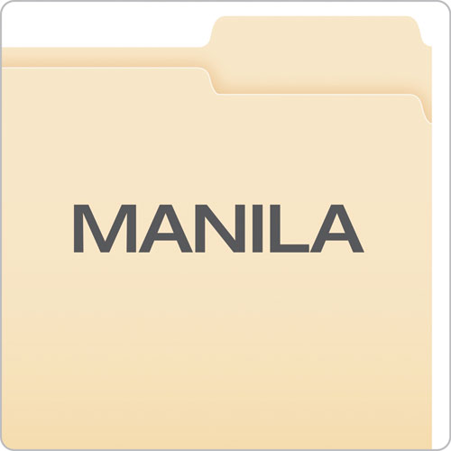 Manila File Folders, 1/3-cut Tabs: Right Position, Letter Size, 0.75" Expansion, Manila, 100/box