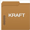 Kraft Fastener Folders, 1/3-cut Tabs, 2 Fasteners, Letter Size, Kraft Exterior, 50/box