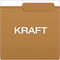 Kraft Fastener Folders, 2/5-cut Tabs, 2 Fasteners, Letter Size, Kraft Exterior, 50/box