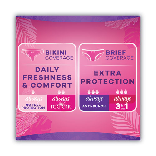 Thin Daily Panty Liners, Regular, 120/pack