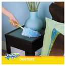 Dusters Starter Kit, Dust Lock Fiber, 6" Handle, Blue/yellow