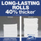Commercial Bathroom Tissue, Septic Safe, Individually Wrapped, 2-ply, White, 450 Sheets/roll, 75 Rolls/carton