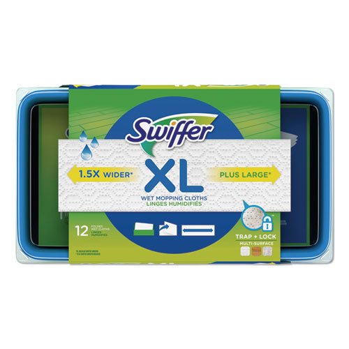 Max/xl Wet Refill Cloths, 16.5 X 9, White, 12/tub, 6 Tubs/carton