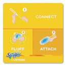 Dusters Refill, Fiber Bristle, Light Blue, 18/box