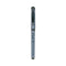 V Razor Point Liquid Ink Porous Point Pen, Stick, Extra-fine 0.5 Mm, Black Ink, Gray Barrel, Dozen