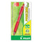 Precise Gel Begreen Gel Pen, Retractable, Fine 0.7 Mm, Red Ink, Red Barrel, Dozen