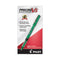 Precise V5 Roller Ball Pen, Stick, Extra-fine 0.5 Mm, Green Ink, Green Barrel, Dozen