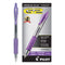 G2 Premium Gel Pen, Retractable, Extra-fine 0.5 Mm, Purple Ink, Smoke Barrel, Dozen