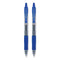 G2 Premium Gel Pen, Retractable, Fine 0.7 Mm, Blue Ink, Smoke Barrel, 2/pack