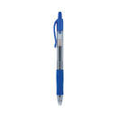 G2 Premium Gel Pen Convenience Pack, Retractable, Extra-fine 0.38 Mm, Blue Ink, Clear/blue Barrel, Dozen