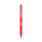 Frixion Clicker Erasable Gel Pen, Retractable, Fine 0.7 Mm, Red Ink, Red Barrel