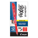 Frixion Point Erasable Gel Pen, Stick, Extra-fine 0.5 Mm, Red Ink, Red Barrel