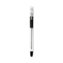 Easytouch Ballpoint Pen, Stick, Fine 0.7 Mm, Black Ink, Clear Barrel, Dozen