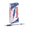 Easytouch Ballpoint Pen, Stick, Fine 0.7 Mm, Blue Ink, Clear Barrel, Dozen