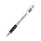 Easytouch Ballpoint Pen, Stick, Medium 1 Mm, Black Ink, Clear Barrel, Dozen