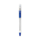 Easytouch Ballpoint Pen, Stick, Medium 1 Mm, Blue Ink, Clear Barrel, Dozen