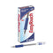 Easytouch Ballpoint Pen, Stick, Medium 1 Mm, Blue Ink, Clear Barrel, Dozen