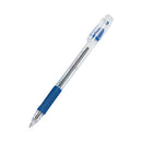 Easytouch Ballpoint Pen, Stick, Medium 1 Mm, Blue Ink, Clear Barrel, Dozen