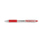 Easytouch Ballpoint Pen, Retractable, Medium 1 Mm, Red Ink, Clear Barrel, Dozen