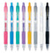 G2 Metallics Gel Pen, Retractable, Fine 0.7 Mm, Assorted Ink And Barrel Colors, 8/pack