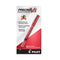 Precise V5 Roller Ball Pen, Stick, Extra-fine 0.5 Mm, Red Ink, Red Barrel, Dozen