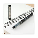 Precise V7 Roller Ball Pen, Stick, Fine 0.7 Mm, Black Ink, Black Barrel, Dozen