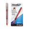 Precise V7 Roller Ball Pen, Stick, Fine 0.7 Mm, Red Ink, Red Barrel, Dozen