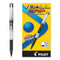 Vball Grip Liquid Ink Roller Ball Pen, Stick, Extra-fine 0.5 Mm, Black Ink, Black/white Barrel, Dozen