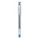 G-tec-c Ultra Gel Pen, Stick, Extra-fine 0.4 Mm, Blue Ink, Clear Barrel, Dozen