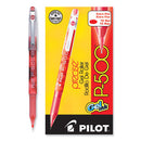 Precise P-500 Gel Pen, Stick, Extra-fine 0.5 Mm, Red Ink, Red Barrel, Dozen