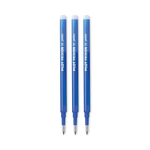 Refill For Pilot Frixion Erasable, Frixion Ball, Frixion Clicker And Frixion Lx Gel Ink Pens, Fine Tip, Blue Ink, 3/pack