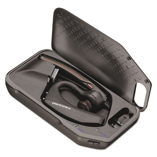 Voyager 5200 Uc Monaural Over The Ear Bluetooth Headset, Black