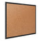 Classic Series Cork Bulletin Board, 36 X 24, Tan Surface, Black Aluminum Frame