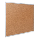 Classic Series Cork Bulletin Board, 60 X 36, Tan Surface, Silver Anodized Aluminum Frame